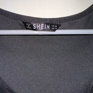 M SHEIN Black Crop Tank